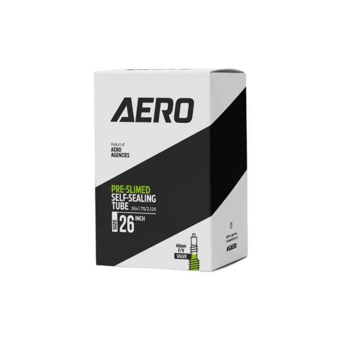 Aero Tube 26 x 1.75 2.125 48mm FV Pre Slimed