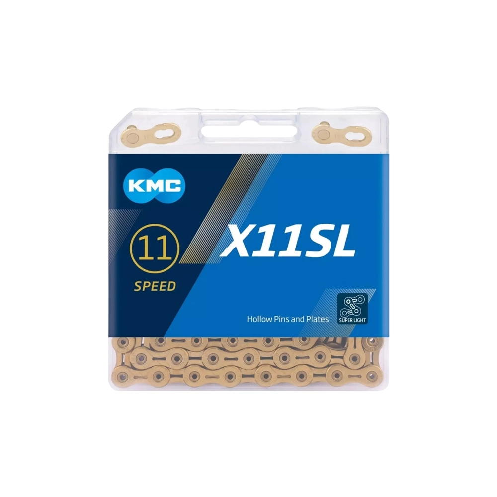 KMC X11SL Titanium Nitride Gold Coated 11 Speed Chain