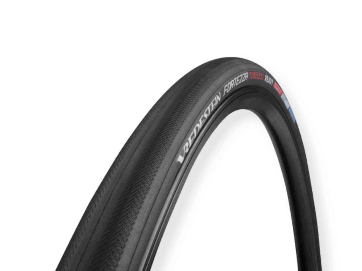 Tyrrellp34ＳＩＸWHEELER Vredestein Fortezza 700x28 Tubeless Ready Black Road Tyre