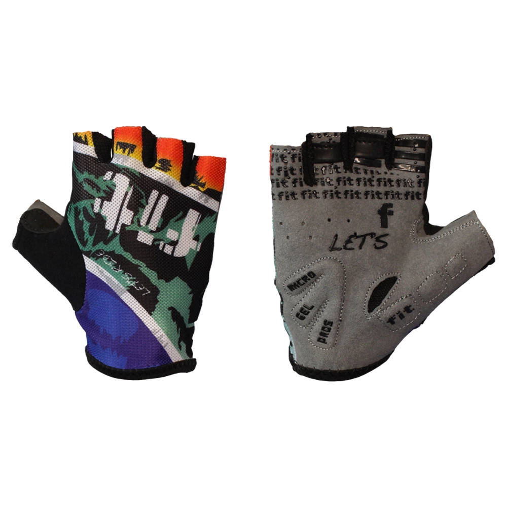 FiT Patriot Gel Short Finger Gloves SA Flag