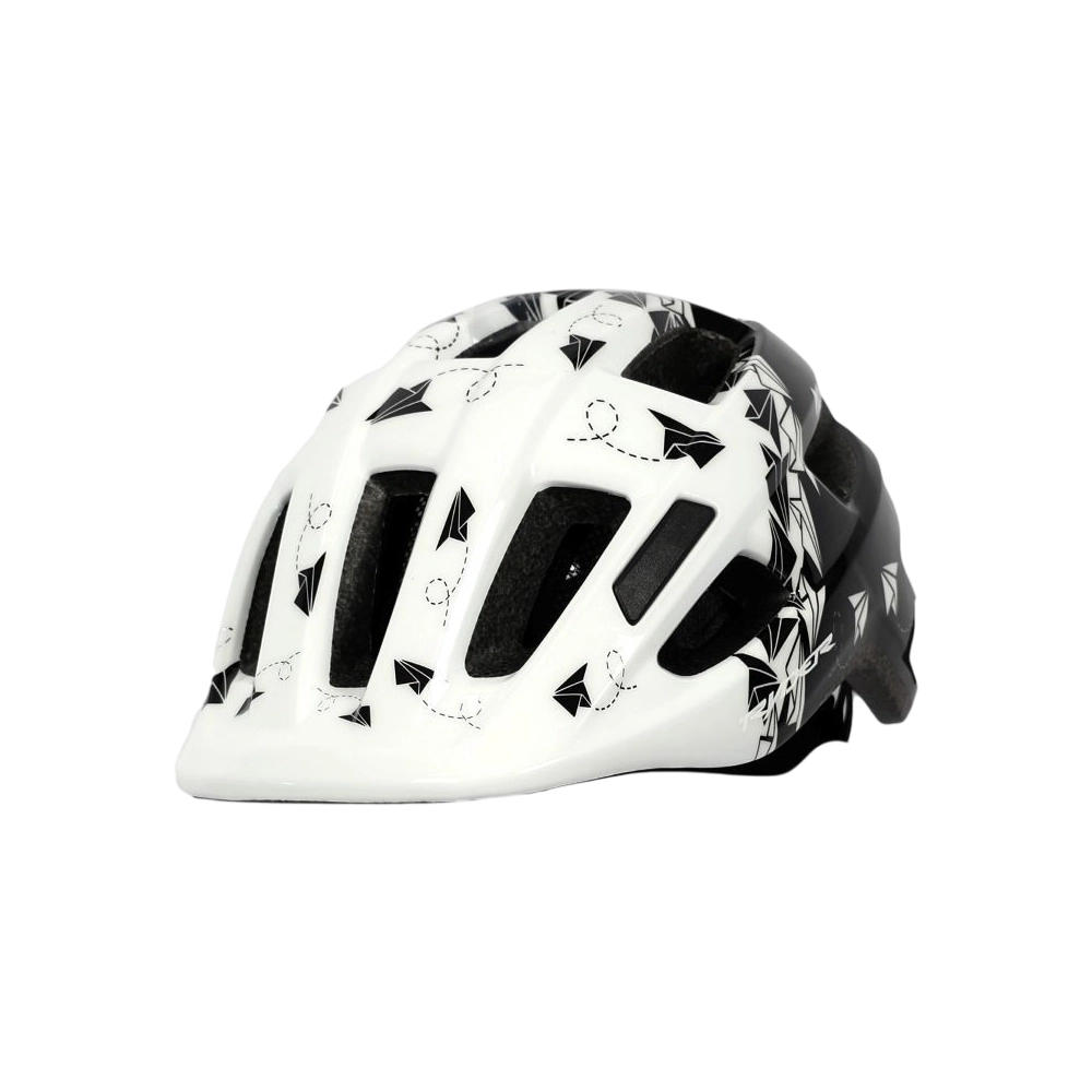 Ryder Groove Junior Cycling Helmet Black & White