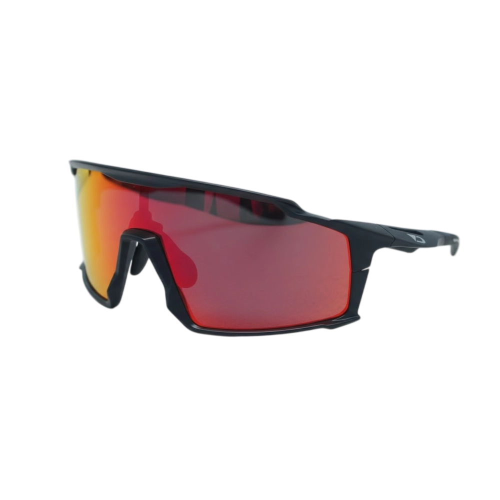 D'arcs Peak Sport Sunglasses Black & Red Revo Smoke