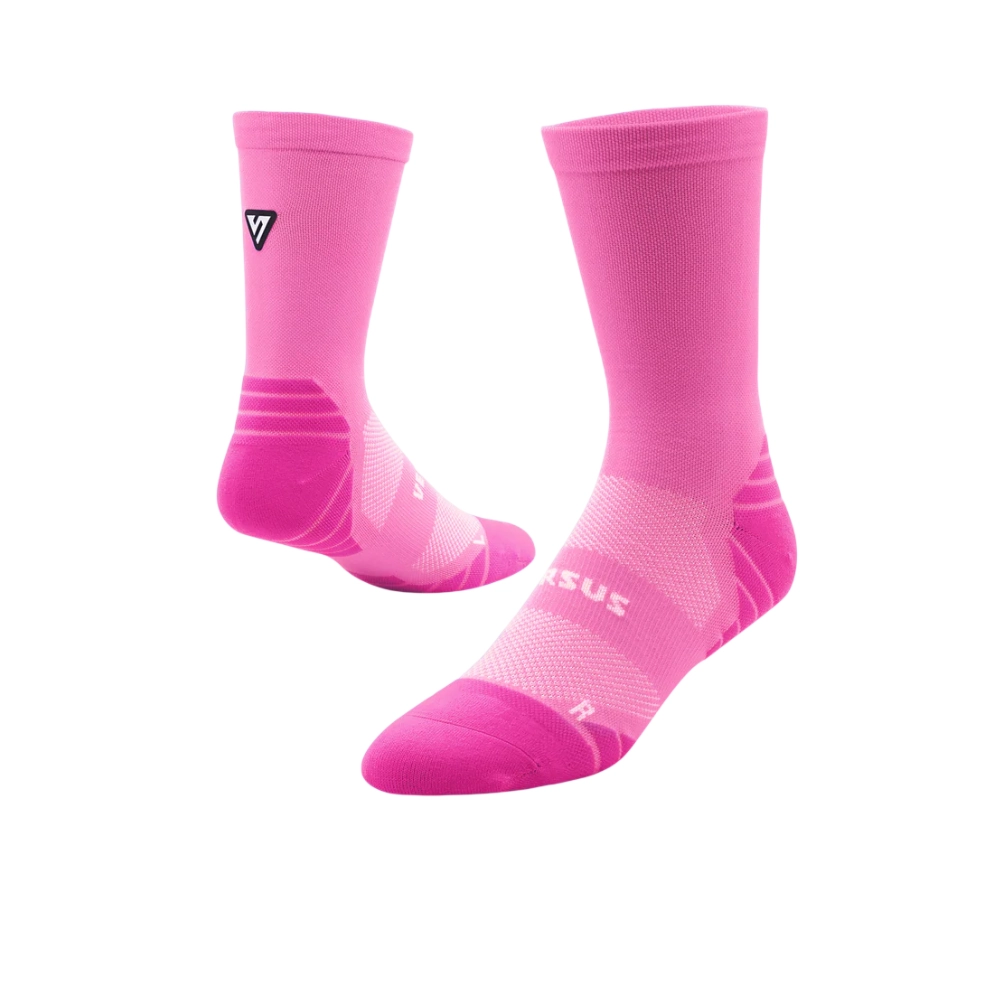 Versus Classic Pink Active Crew Tab Socks