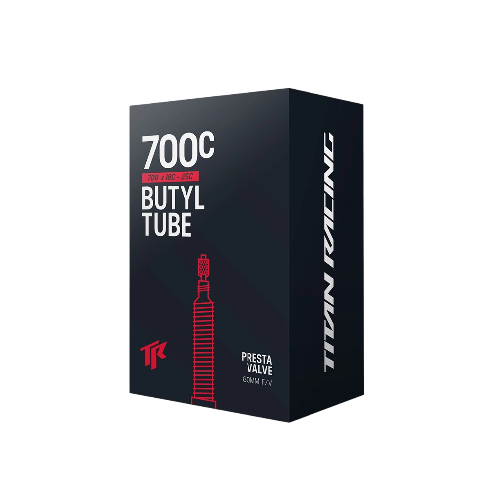 Titan Presta Road Tube 700x18-25c FV 80mm
